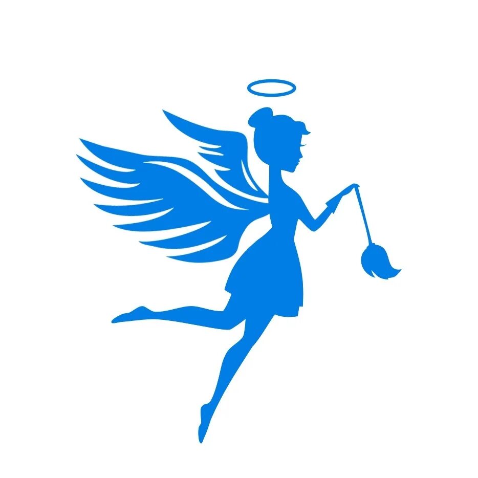 Ангел логотип. Ангел чистоты клининговая компания. Логотип клининга.