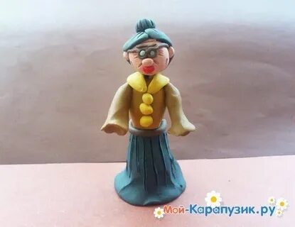 Пластилиновая бабушка
