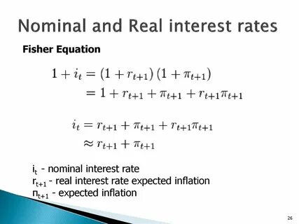 Real rate