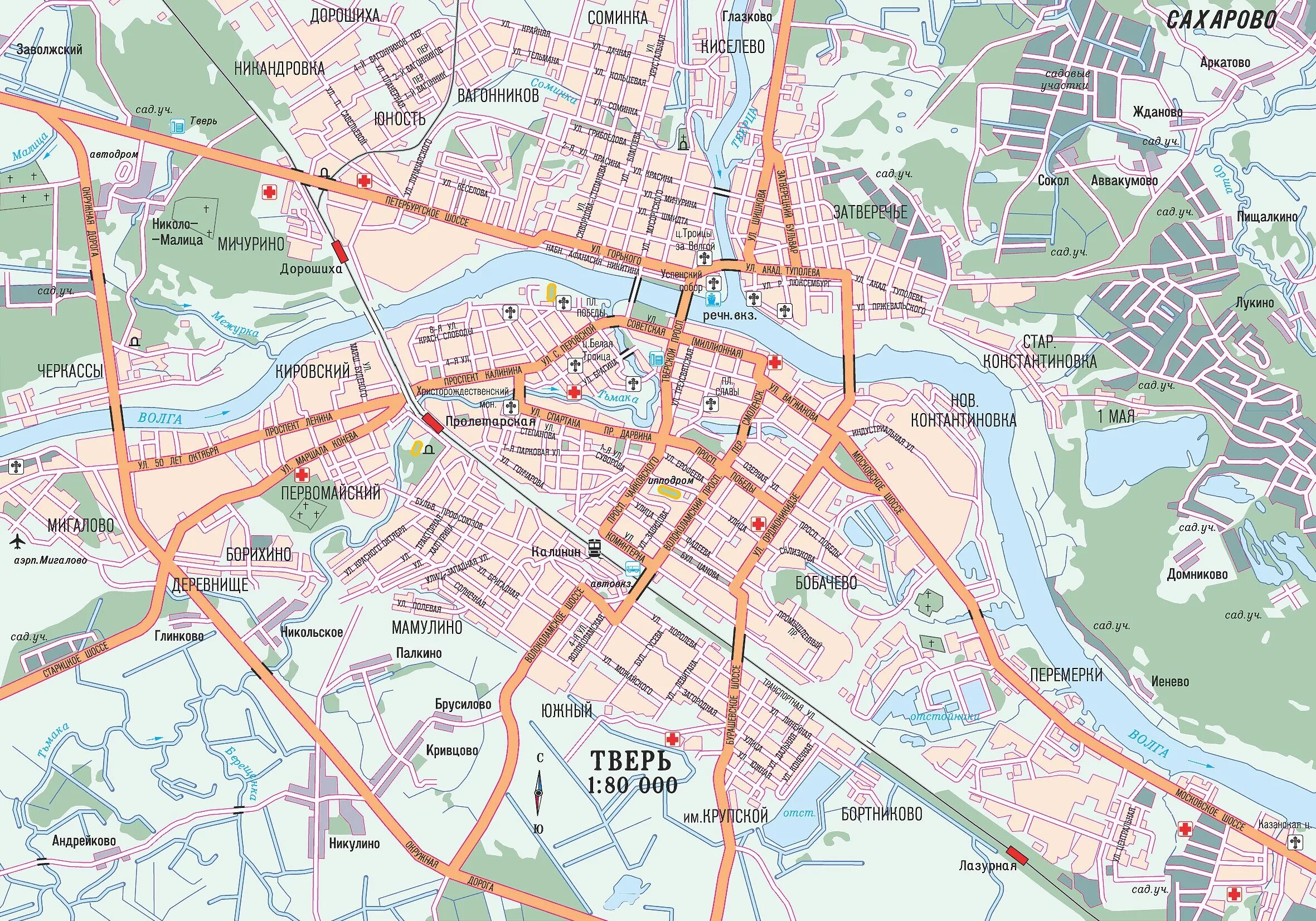 Районы г тверь. Г тверь на карте. город тверь на карте. тверь карта города с улицами. карта города твери с названиями улиц.