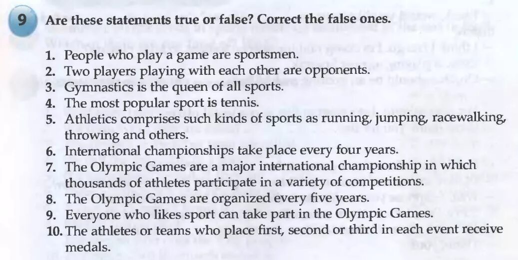 Упражнения на true false 3 класс. People who Play a game are. Are these Statements true or false correct the false ones ответы. Statements true or false. Sports true false