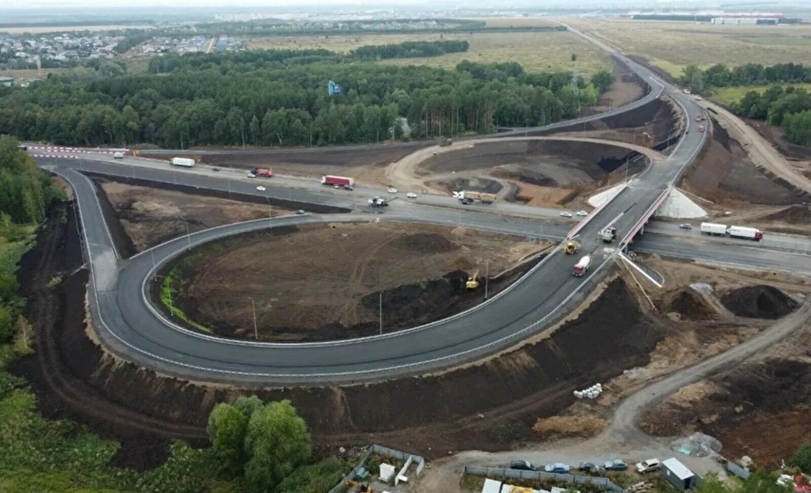 Когда закрывают дороги в башкирии в 2025. Восточный выезд на м5 уфа. стройка федеральной трассы м7. дорожные объекты. дороги башкирии.