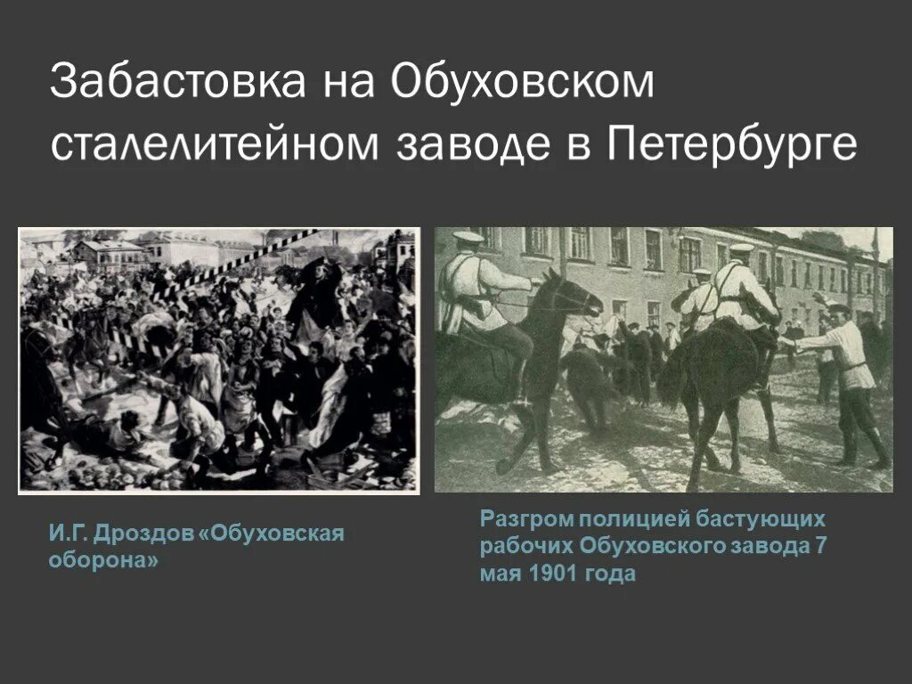 Городские общественные движения. «Обуховская оборона» рабочих в Петербурге. Обуховская оборона 1901 года. 1901 Г. на Обуховском заводе в Петербурге. Забастовка на Обуховском заводе.