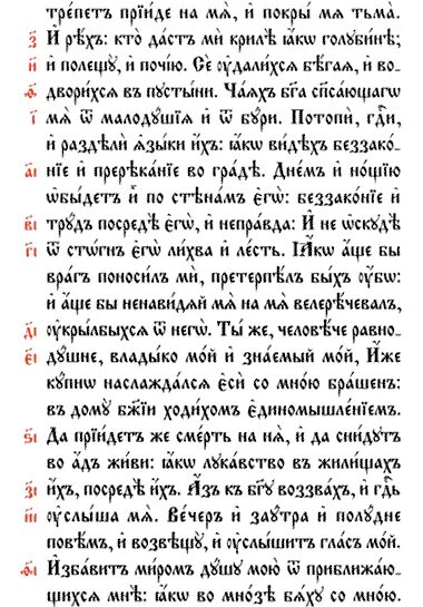 Псалом 54 на русском. Псалом 54. 54 Псалом текст. Псалом 54 на церковно Славянском. Псалтырь 54 23.