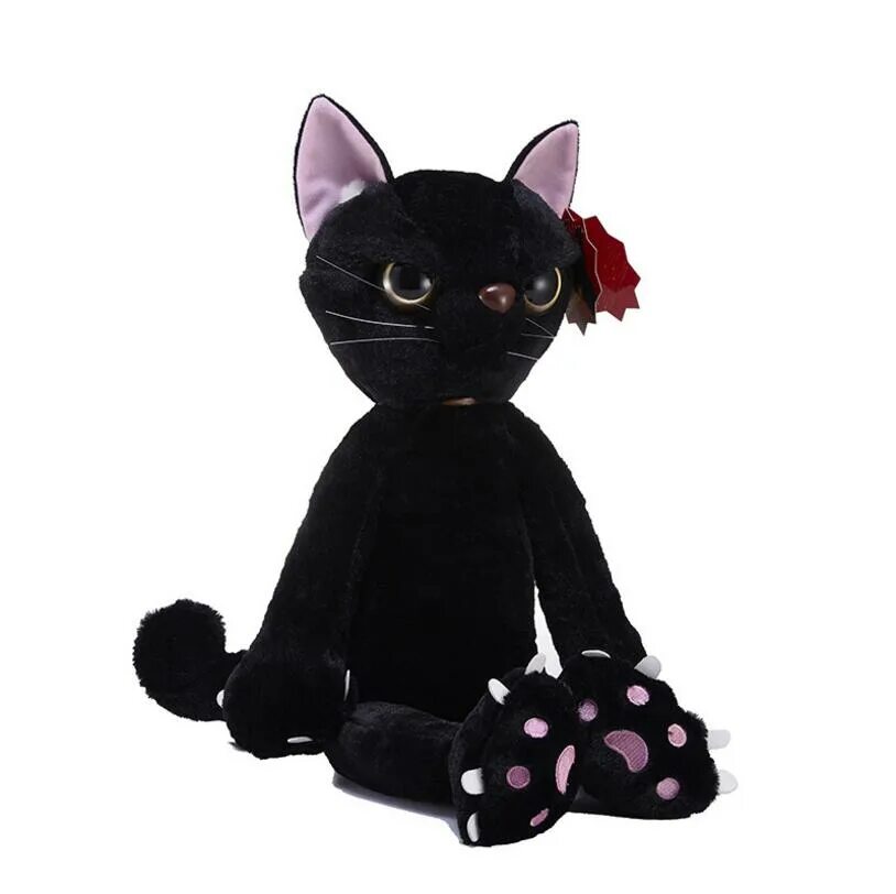 Кот алиэкспресс. Царапающая кошка плюшевая игрушка. Игрушка черный кот дьявол. Scratch Cat Plush. Черный котик плюшевый Алиэкспрессс.