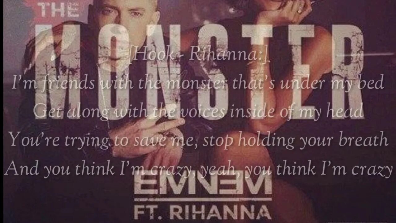 Eminem Rihanna. Рианна Эминем Монстер. The Monster Eminem feat. Rihanna. Eminem Monster обложка. She monster песня