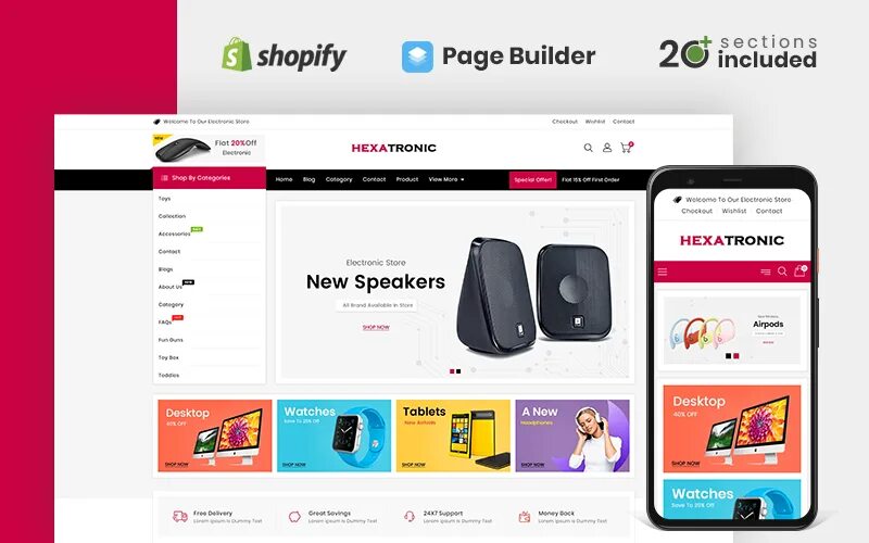 Bcd template store. Магазин электроники шаблон. дизайн магазина shopify. примеры магазинов shopify. electronic store template.