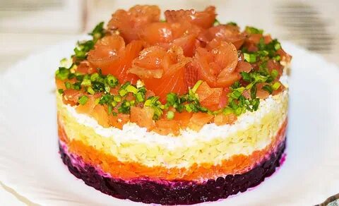 Салат царский слоями