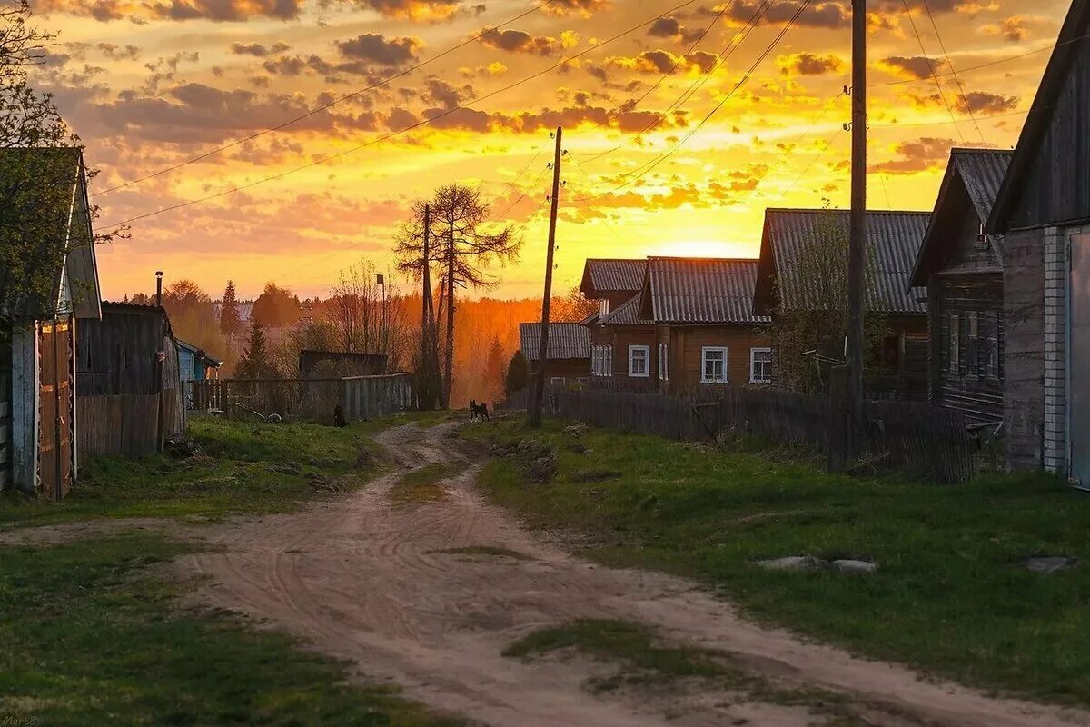 Улица дом село