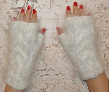 Перчатки из ангоры