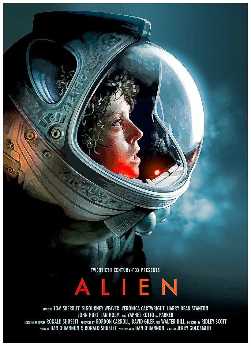 Fiction movies. Alien 1979 Постер.