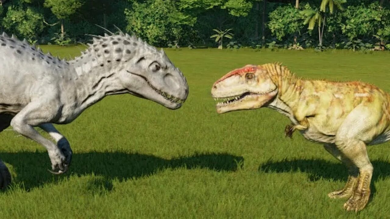 Jurassic world evolution 2 индоминус рекс. Индоминус гигантозавр. Гигантозавр и рекс. Гиганотозавр. Гиганотозавр jurassic world evolution.