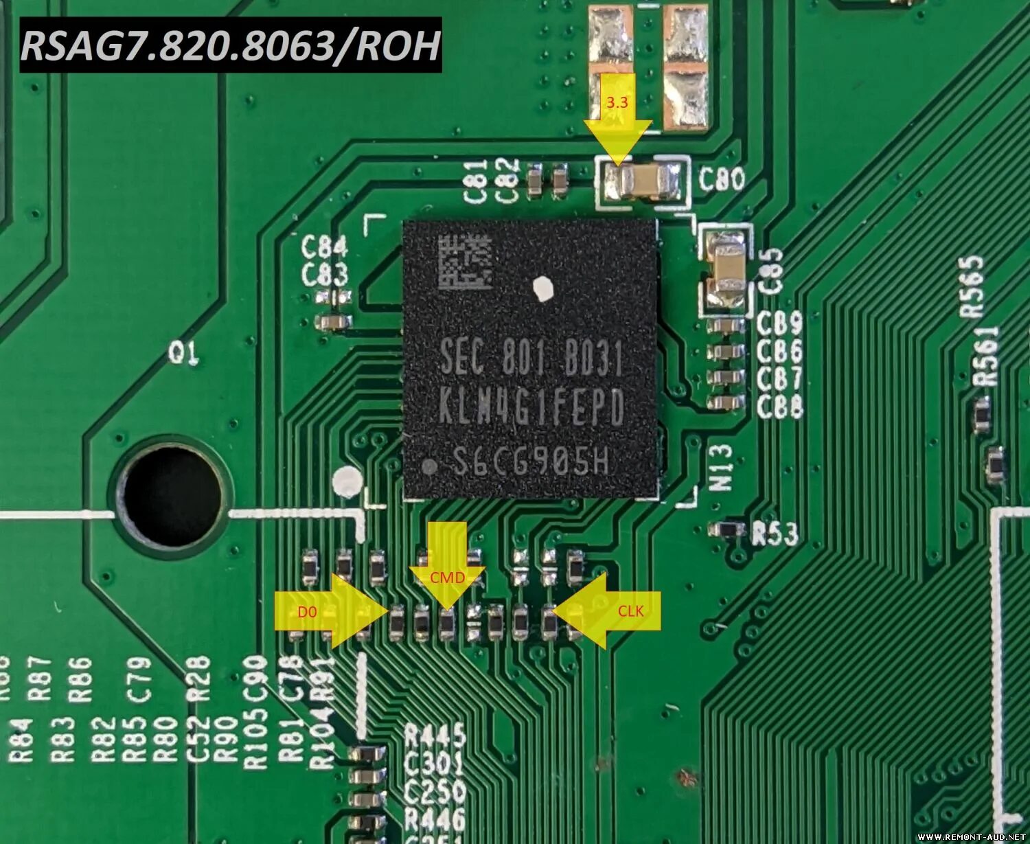 Juc 7.820 00237225 isp emmc точки подключения Прошивка emmc купить в Омске Электроника Авито