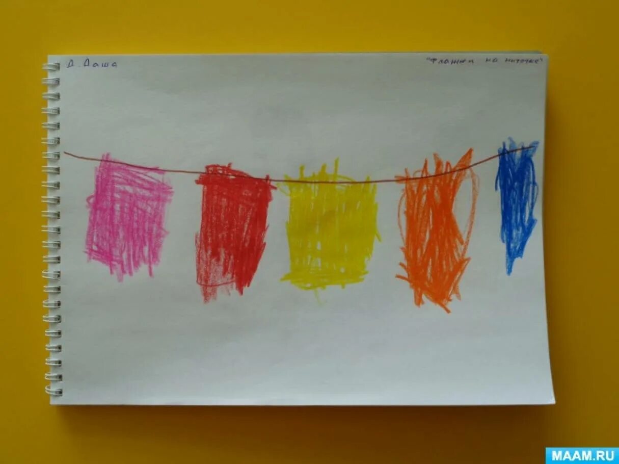 Рисование разноцветные платочки сушатся во второй младшей. Рисование в младшей группе. Рисование рисование разноцветные платочки сушатся. Рисование флажки в младшей группе. Рисование флажков в младшей группе.