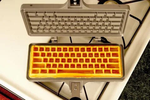 The keyboard waffle iron - Setaprint, an archive for visual inspiration