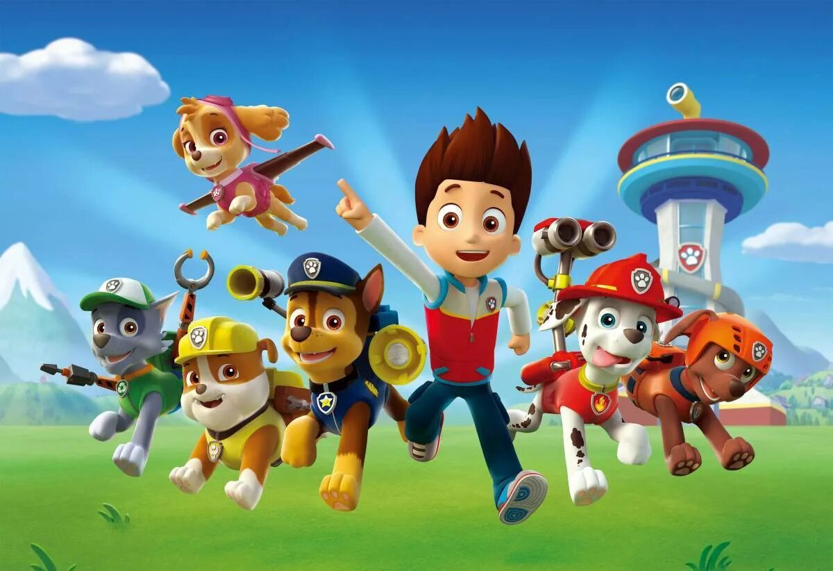 Мульты для детей 5 лет. Paw Patrol 2013. Щенячий патруль Райдер и щенки. Щенячий патруль Райдер и Кейти.