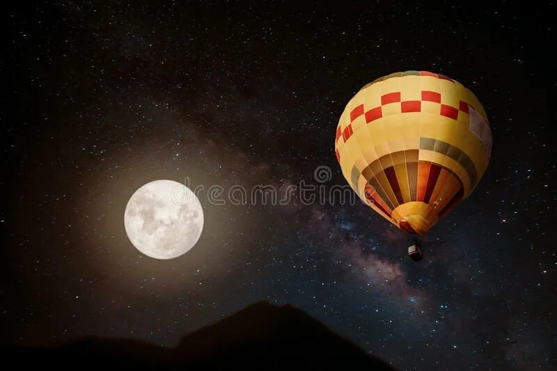 Луна воздушный шар