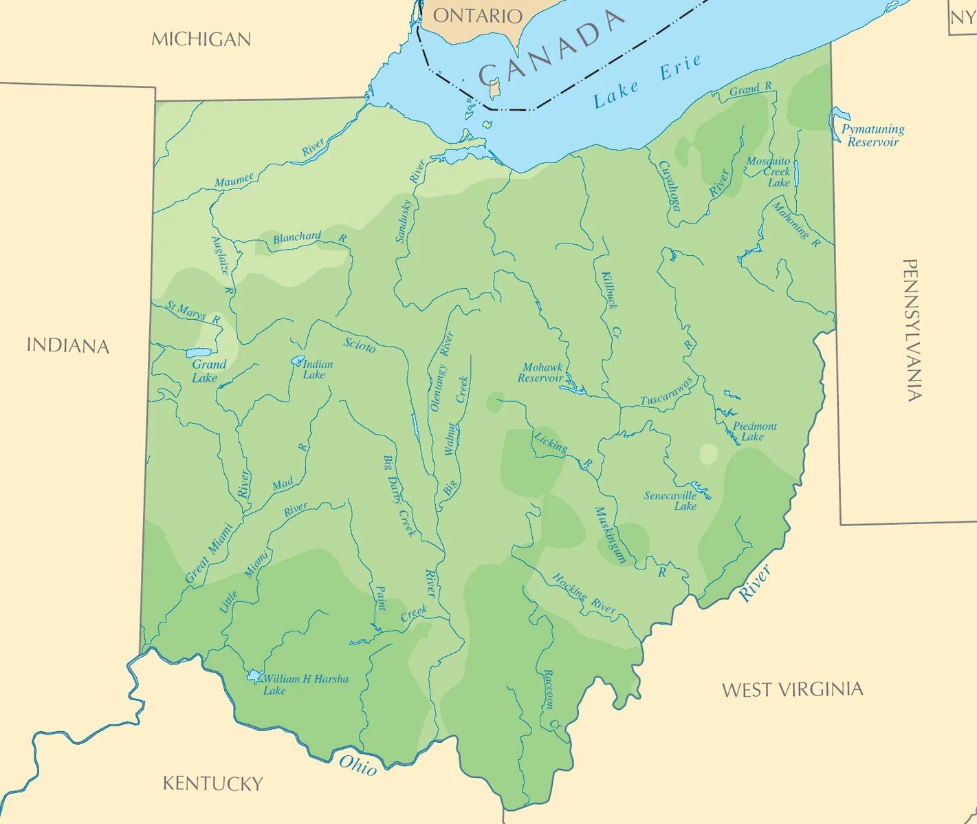 К какому бассейну относится река огайо. Река Огайо на карте. Река Огайо на карте Северной Америки. Ohio река. Штат Огайо на карте.