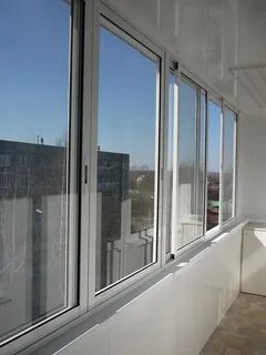 Остекление окон алюминиевым профилем