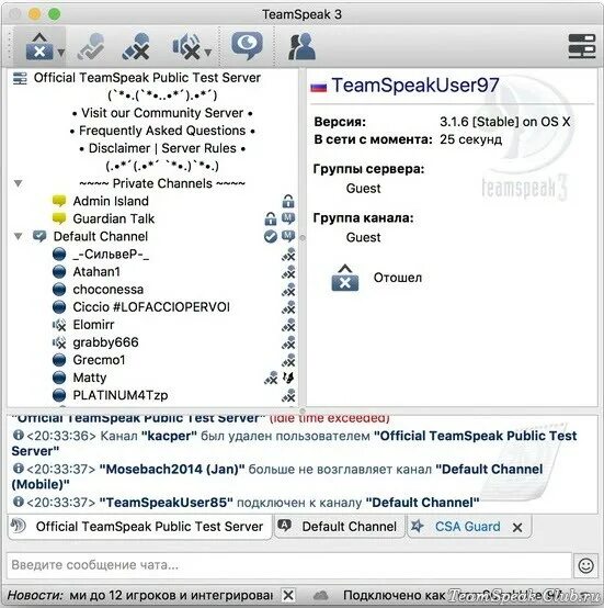 Красивое оформление сервера тимспик Teamspeak 3 Server: Now ye're chattin'  Now Ye're Talkin'