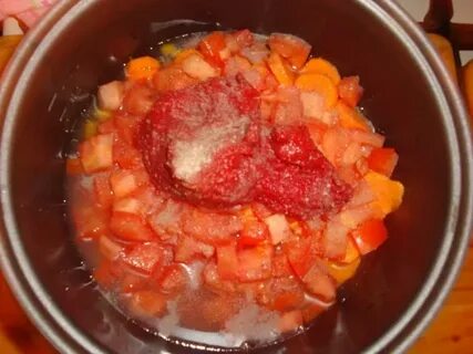 Овощи в скороварке