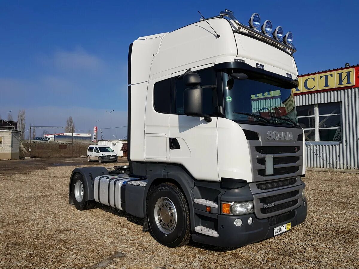 Куплю седельный тягач скания бу в россии. Скания r 450. Scania r450. Седельный тягач Скания r 450. Скания 440 тягач.