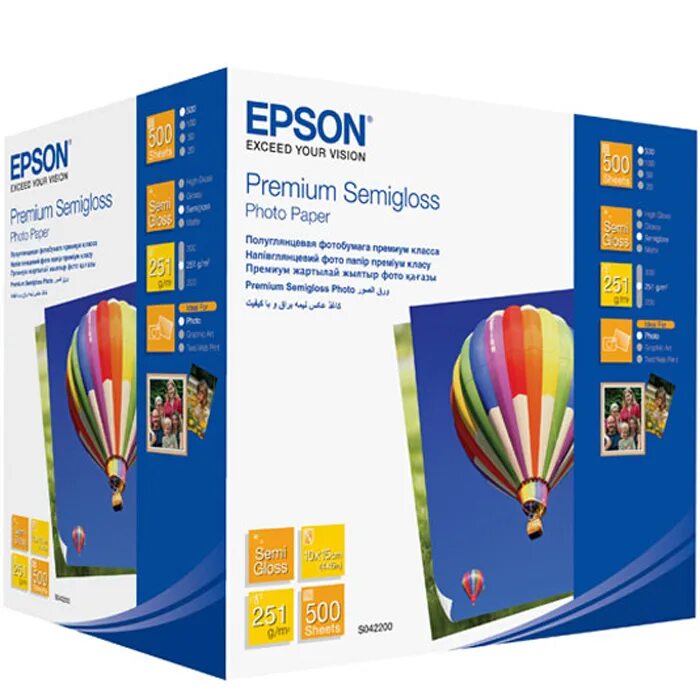 Epson бумага фото Глянцевая фотобумага Epson Premium Glossy A3 255g 20 листов по хорошей цене в на