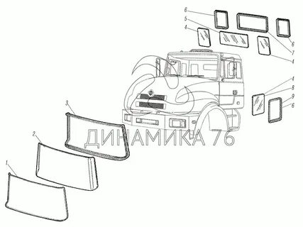 Стекло урал 4320