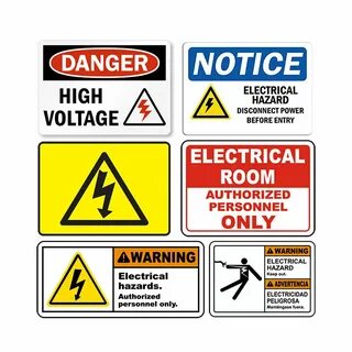 Danger high voltage electric