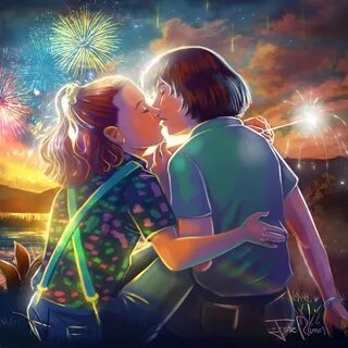 Mike And Eleven Stranger Things Mike Stranger Things Stranger Things Poster...