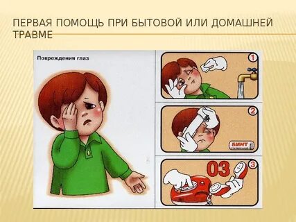 Оказание первой помощи при бытовых травмах проект