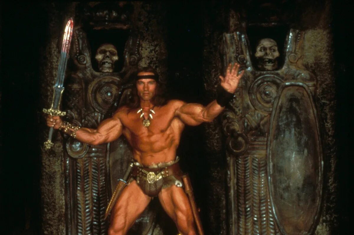 Конан википедия. Конан варвар Шварценеггер. Конан варвар 1982. Arnold Schwarzenegger Конан разрушитель. Конан Шварценеггер 1982.