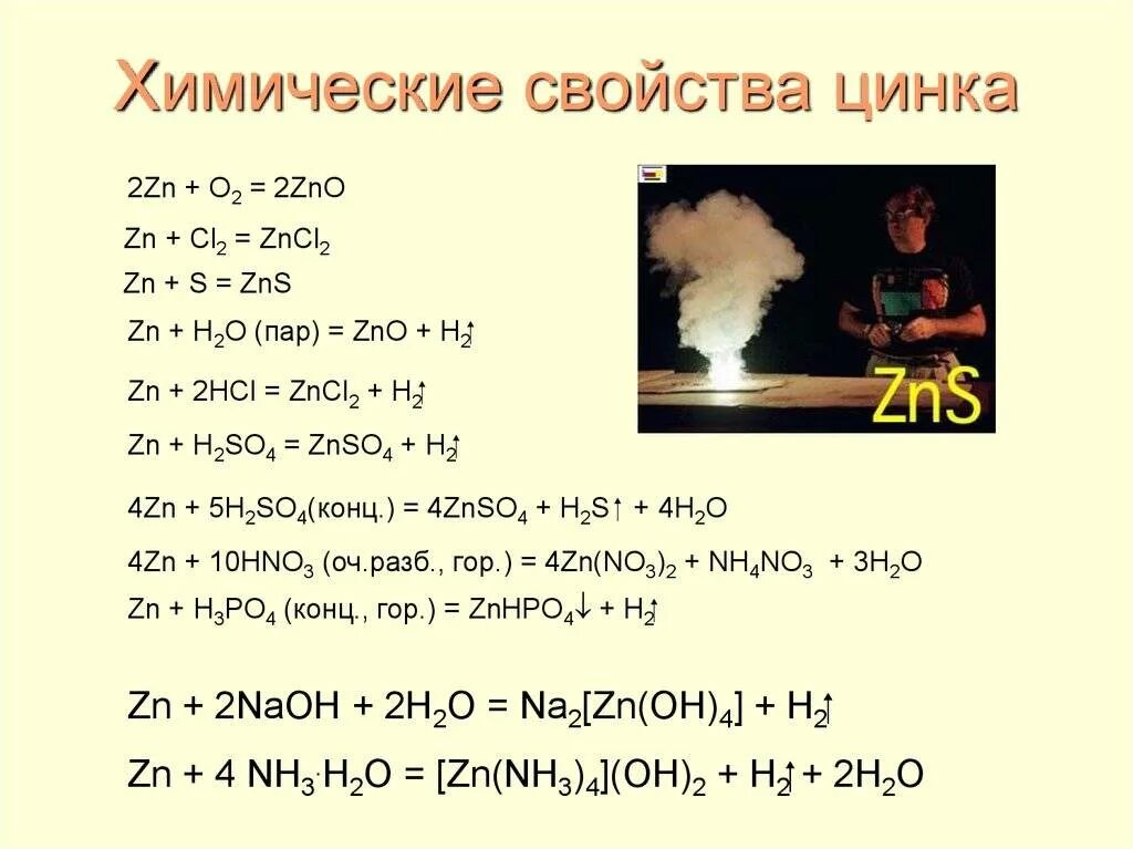 Вещества с которыми реагирует хлорид цинка. Охарактеризуйте химические свойства цинка. химические свойства соединений цинка. получение и химические свойства цинка. химические свойства цинка реакции.