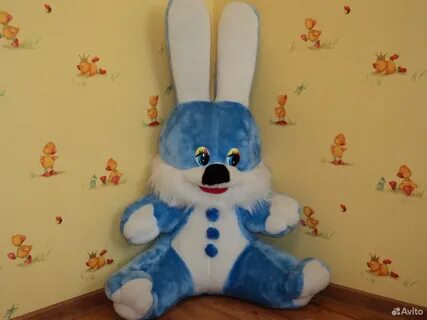 Игрушка синий заяц