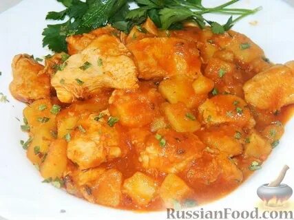 Вкусный гуляш из грудки
