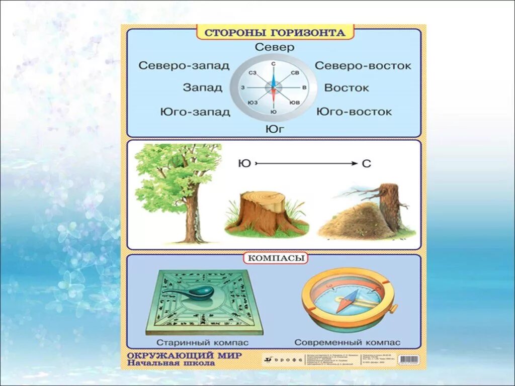 Окружающий мир стороны горизонта. Компас стороны горизонта. Компас 2 класс окружающий мир. Макет стороны горизонта.