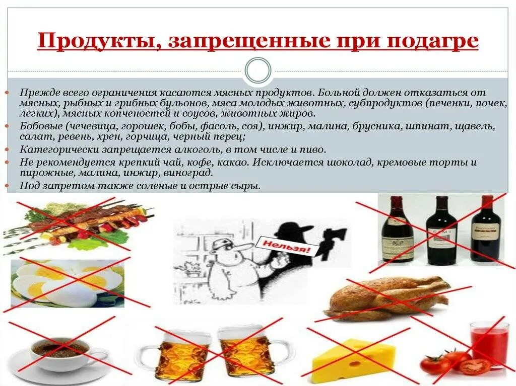 Можно ли квашеную капусту при подагре. Продукты при подагре. запрещенные продукты при подагре. продукты при подагре запрещенные и разрешенные. стол при подагре.