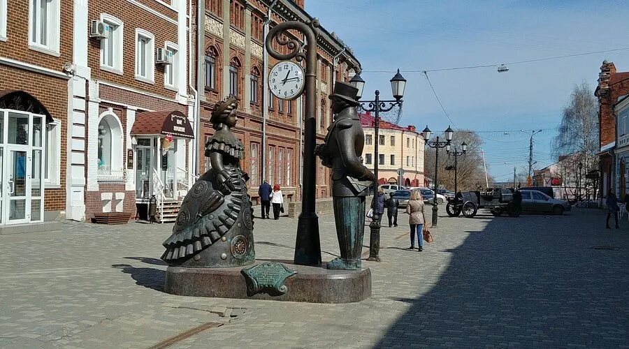 Что есть в городе киров. Спасская улица киров достопримечательности. улица спасская киров памятник. пешеходная улица спасская киров. спасская улица скульптуры киров.