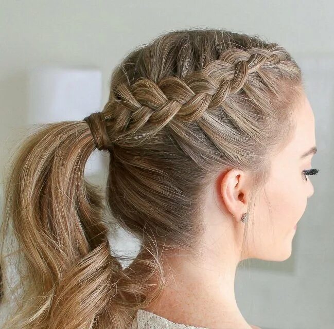 французский водопад прическа. объемная коса. косы спо. плетение волос. косы на длинные волосы.