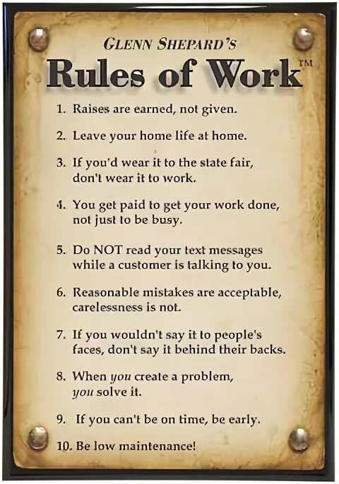 Your life your rules. Work Rules. Rules for Happy Life. Rules at work. Work quotes.