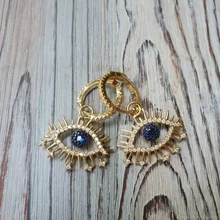 Серьги глаза