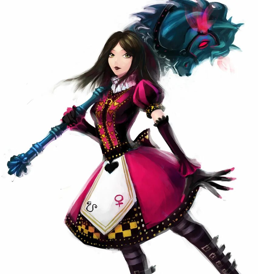 Alice buy. Американ МАКГИ Элис кролик. Alice Madness Returns белый кролик.