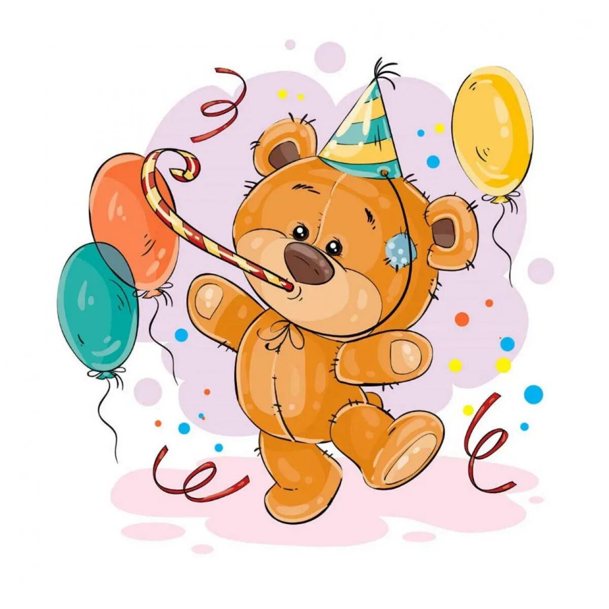 Открытка с днём рождения с мишкой. Медвежонок с цветами. Поздравления с днём рождения с мишкой. Милые открытки с днем рождения. Поздравительный мишка.