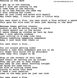 Dancing bears lyrics
