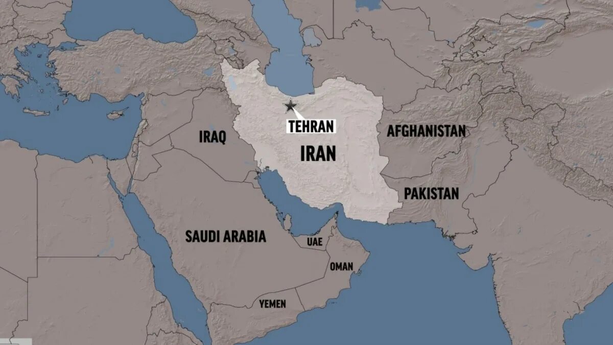 Будет ли ответ ирана. Иран политическая карта. Иран на карте. Иран границы на карте.