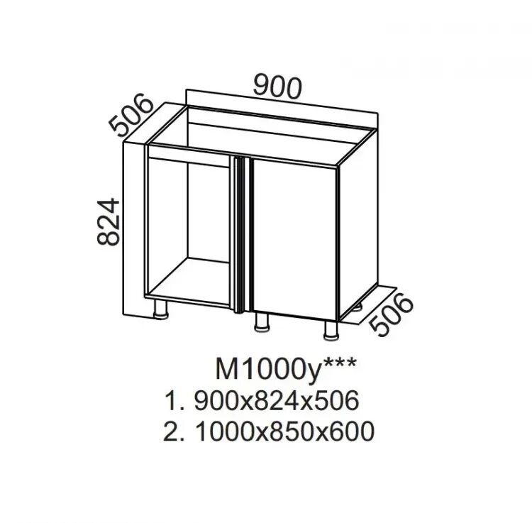 Угловая тумба кухни размеры. Стол-рабочий 1000 (угловой под мойку). Угловая тумба под мойку 1000х600. Тумба под мойку МС Легенда 600*850*600. Стол рабочий под мойку угловой м1000у сборка.