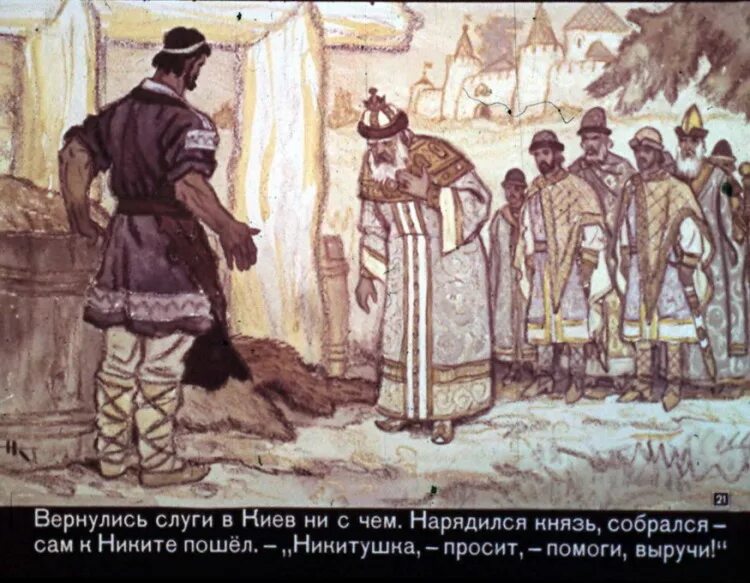 Сказание о кожемяке герои