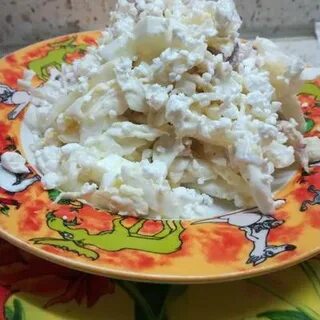 Творог с капустой