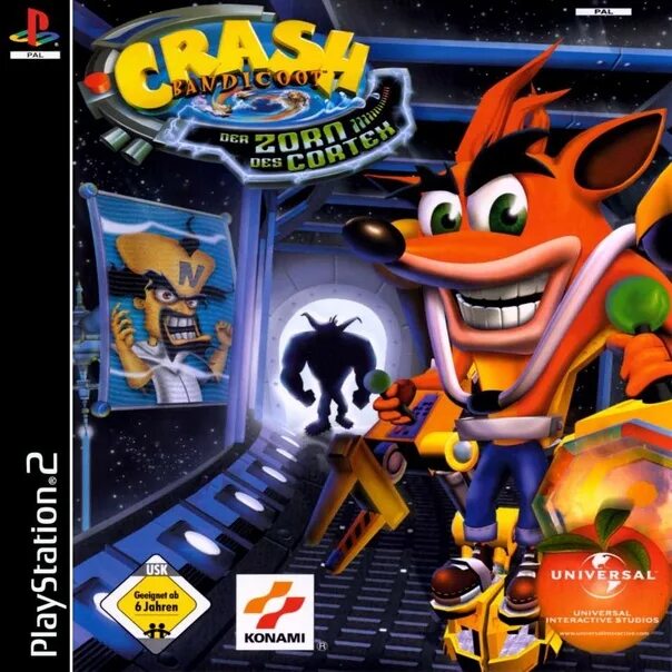 Crash bandicoot the wrath of cortex. Crash Bandicoot 4 ps2. Крэш бандикут 2001. Crash Bandicoot ps2. Краш плейстейшен 2.