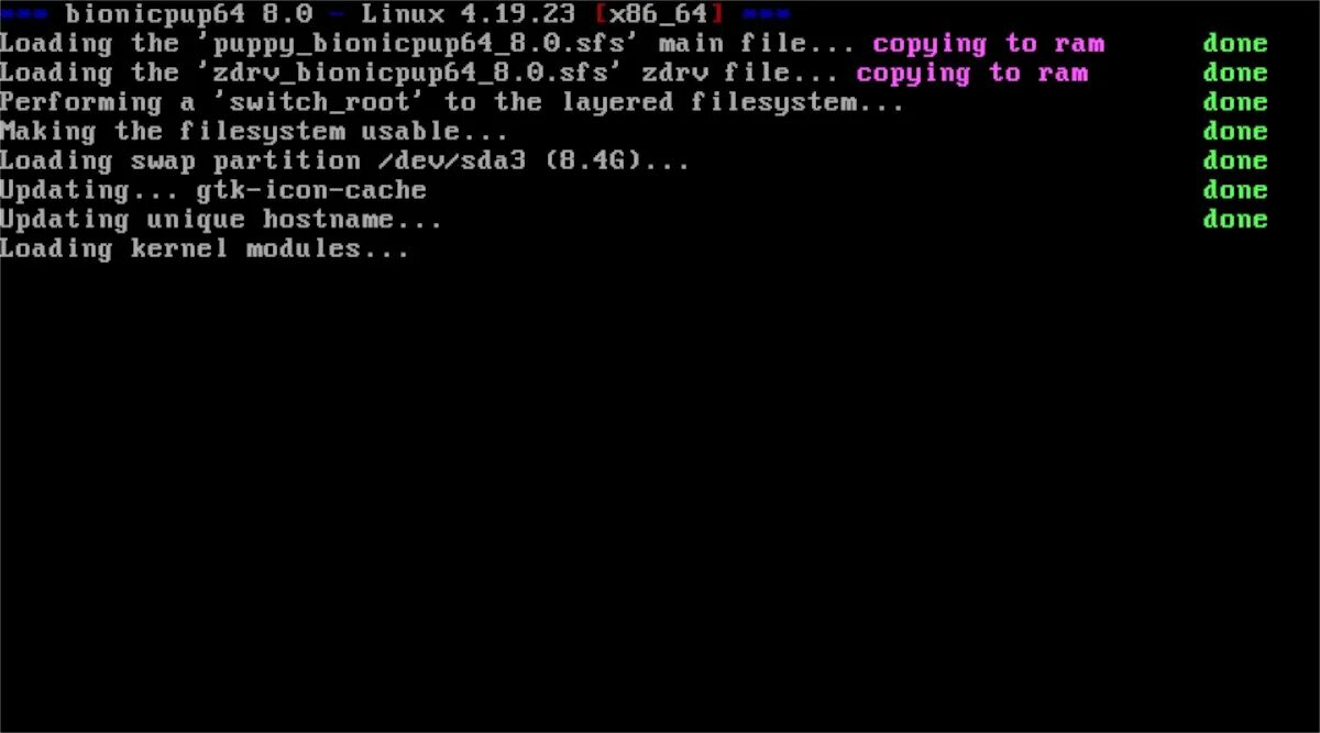 Linux через флешку. Установка линукс. отображение люникс. linux начало загрузки. puppy linux.